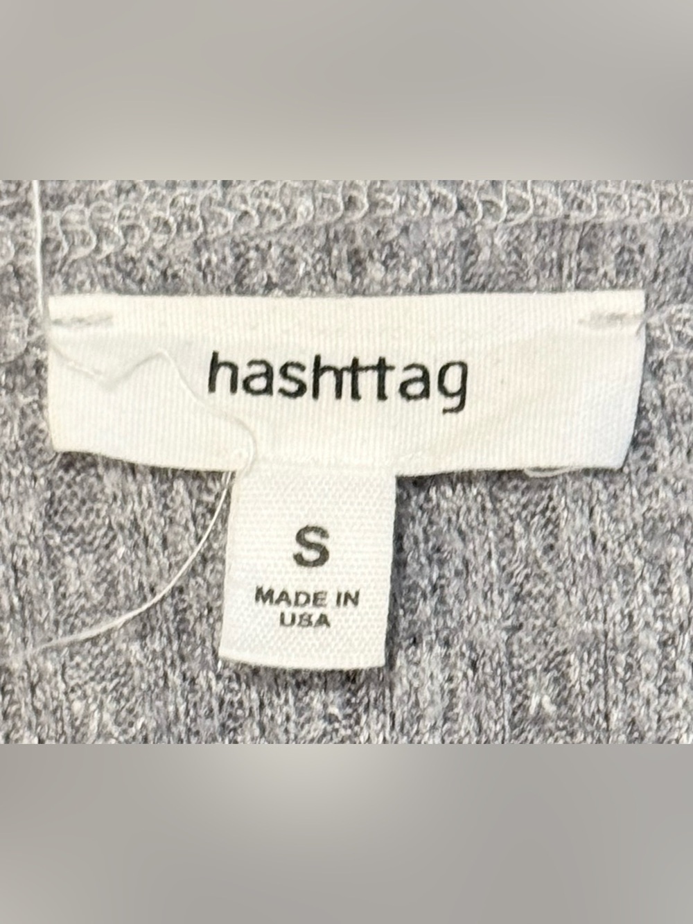 HASHTTAG Ribbed Cropped Cardigan - Picture 4 of 4